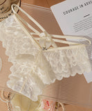 【5色】 下着 Tバック セクシー レース リボン シースルー  かわいい  抗菌加工 体温変色 レディース LW8-RS2268#