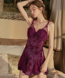 ルームウェア ランジェリー セクシー チュール メッシュ ウエストシェイプ リボンストラップ バタフライ柄 JC8-GR6038