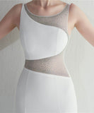 【7色】ロングドレス キラキラ パーティードレス レース お姫様 誕生日 演奏会 宴会 WQ2-YEY19882#