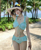 【2色】水着 ビキニ セクシー ガーリー キュート 小胸さん向け 清楚系 温泉 リゾート ビーチ INS映え JC7-DP-A23028