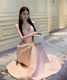 Lady's coco ロングドレス キャバドレス フレンチヴィンテージ ウエストマーク Vネック 上品 パーティー JC2-CD5-109-85070700