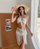 3点セットビキニ モノキニ 水着 セクシー 谷間露出 ビーチ 着痩せ おしゃれ YH7-CF743