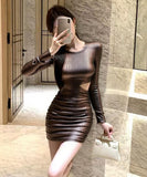 ミニドレス キャバドレス セクシー 上品 ウエストカット タイト ペンシルワンピ 着痩せ ナイトドレス 指名コーデ JC2-ZED888486DXH348B