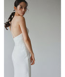 【2色】ロングドレス キャバドレス パーティードレス シンプル フィット感 上品 リボン キャミソール ホルターネック バースデー パーティー JC2-JSXA868