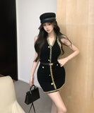 Ladys coco ミニドレス キャバドレス セクシー ボディコン ホルターネック フレンチ風 ヴィンテージ風 ベルト付き 上品 ボディコン クラブ JC2-XKDD435A-6006-Sep25