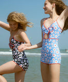 3色 花柄 ビキニ 水着 リボン 大人可愛い 海辺 おしゃれ INS話題 YH7-XYX-24002