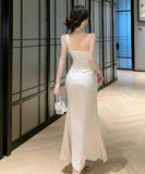 ロングドレス キャバドレス セクシー 上品 ワンショルダー チェーンデザイン 肩見せ ドレープ パーティー JC2-ZED888743DXH238A