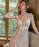 ルームウェア ランジェリー セクシー バックオープン カットアウト 魅惑 谷間メイク サテン フリル JC8-GR-X6382