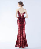 【8色】ロングドレス キラキラ パーティードレス ワンーショルダー お姫様 誕生日 演奏会 イベント宴会 WQ2-YEY31228#