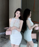 キャバドレス ミニドレス レース セクシー オフショルダー キャバクラ YH2-ZED88466DXH342