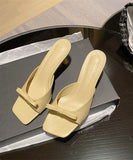 【3色】スリッパ ハイヒール 脚長効果 かわいい おしゃれ 通勤 YH5-XL-XWFD-189-5