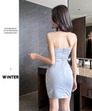 【4色】ミニドレス キャバドレス セクシー ストラップレス タイトミニワンピ ボディコン 指名 クラブ JC2-YM8892