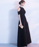 【2色】ロングドレス  キャバドレス ゆったり Aライン ハイウエスト フレアスカート 上品 清楚 ホルターネック 結婚式DQ2-SJ3688