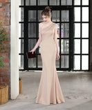 【4色】ロングドレス セクシー 高品質 披露宴 気質 マーメイドドレス 宴会 YH2-YEY18598#