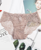 【9色】 下着 新作 セクシー  ローライズ レース シームレスショーツ 薄手 通気 コットン 抗菌加工 大人可愛い ランジェリー LW8-RS282#