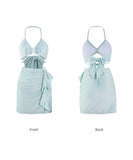 3点セット 水着 モノキニ タンキニ 温泉 着痩せ 蝶結び セクシー YH7-DP-A32496