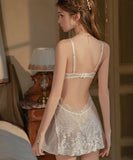 【5色】ルームウェア ランジェリー セクシー 谷間魅せ パッド付き ベルベット チュール セット 誘惑 JC8-GR6620