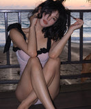 2点セット 水着 モノキニ ビキニ かわいい 着痩せ セクシー 温泉 hot girl YH7-KSD815