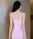 【3色】ミニドレス キャバドレス セクシー 気質 Vネック 宴会 キャバクラ YH2-YM8781