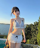 水着 ビキニ セクシー 韓国風 清楚系　写真映え　リゾート ビーチ 温泉 DQ7-DP-A23048