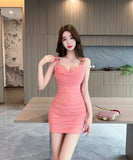 【3色】ミニドレス キャバドレス 谷間露出 セクシー おしゃれ キャバクラ YH2-DD6722