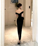 【2色】ロングドレス キャバドレス セクシー フレンチ オフショルダー 細見え エレガント フォーマルドレス JC2-WDS5560