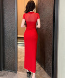 【2色】ロングドレス キャバドレス 宴会 谷間露出 セクシー おしゃれ 女性魅力 YH2-DD6559