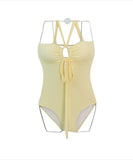 水着 モノキニ ワンピース 谷間露出 体型カバー ビキニ セクシー YH7-KSD2931