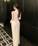 【2色】ミニドレス キャバドレス セクシー レース切り替え ドレープネック ノースリーブ ボディコン パーティー お呼ばれ JC2-CD6-157-83320760