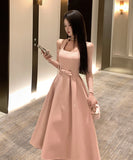 【3色】Lady's coco ロングドレス キャバドレス セクシー フレンチ ワイドストラップ エレガント タイト 上品 ウエストマーク Aライン リボンデザイン JC2-CD7-337-31130860