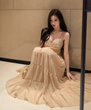 Lady's coco ロングドレス キャバドレス セクシーきれいめ エレガント ストラップワンピ ビジューデザイン ゴージャス くびれサ 大人可愛い 神ワンピ フォーマル レディース 高級感 JC2-XKDHS-109-8076-Oct8