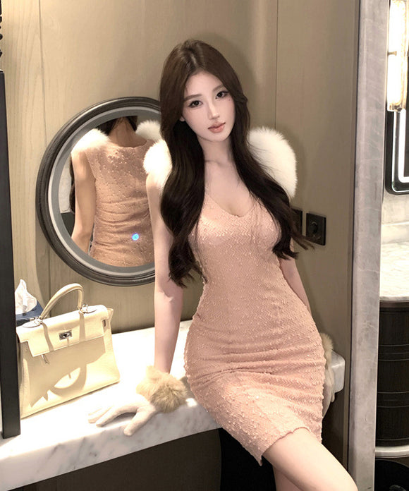 ミニドレス キャバドレス セクシー オフショルダー Vネック 細見え ジャカード ボディコン お呼ばれコーデ JC2-ZED883442DXH502