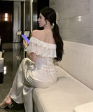 ロングドレス キャバドレス セクシー 清楚感 サテン マーメイドライン JC2-XHY917772