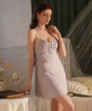 【2色】セクシー レース ナイトドレス  バックオープン ルームウェア LW8-GR5677