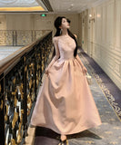 Lady's coco ロングドレス キャバドレス フレンチヴィンテージ ウエストマーク Vネック 上品 パーティー JC2-CD5-109-85070700