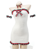 【3点セット】クリスマス 大人可愛い セクシー サンタ服 清楚系 超ミニ チューブドレス JC2-DML50