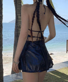 3点セット 蝶 ビキニ 水着 大人可愛い 海辺 おしゃれ INS話題 セクシー YH7-FH-SLD