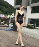 【2色】ビキニ 水着 モノキニ バックレス 体型カバー 韓国風 レース カットアウト 温泉 SNS話題 ビーチ 海 旅行 JC7-YZ-MYS101