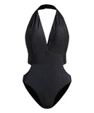 2点セット 水着 ビキニ セクシー おしゃれ 着痩せ 背露出 ホルターネック YH7-CF-016