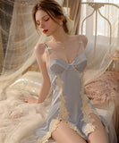 【4色】パジャマ ルームウェア レース  セクシー 背露出 YT8-GR2979