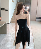 ミニドレス 新作 レース セクシー 背露出 YT2-LQE9545HF350