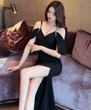 【2色】ミニドレス セクシー 高見え 新作 YT2-MLS143