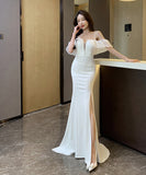 【2色】 ロングドレス キャバドレス  高見え セクシー YT2-YM9098