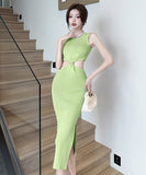 【3色】ミニドレス 新作 セクシー ニット YT2-MLS6505