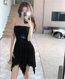 ミニドレス 新作 レース セクシー 背露出 YT2-LQE9545HF350