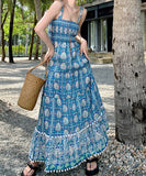 サンドレス セクシー 花柄 新作 海辺 YT2-AQR9723#