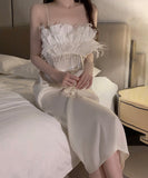 パジャマ ルームウェア セクシー かわいい 背露出 YT8-GR-P3202