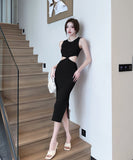 【3色】ミニドレス 新作 セクシー ニット YT2-MLS6505