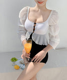 【2点セット】ビキニ 水着 レース セクシー 手作り YT7-AWY-AND708-6041