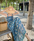 サンドレス セクシー 花柄 新作 海辺 YT2-AQR9723#